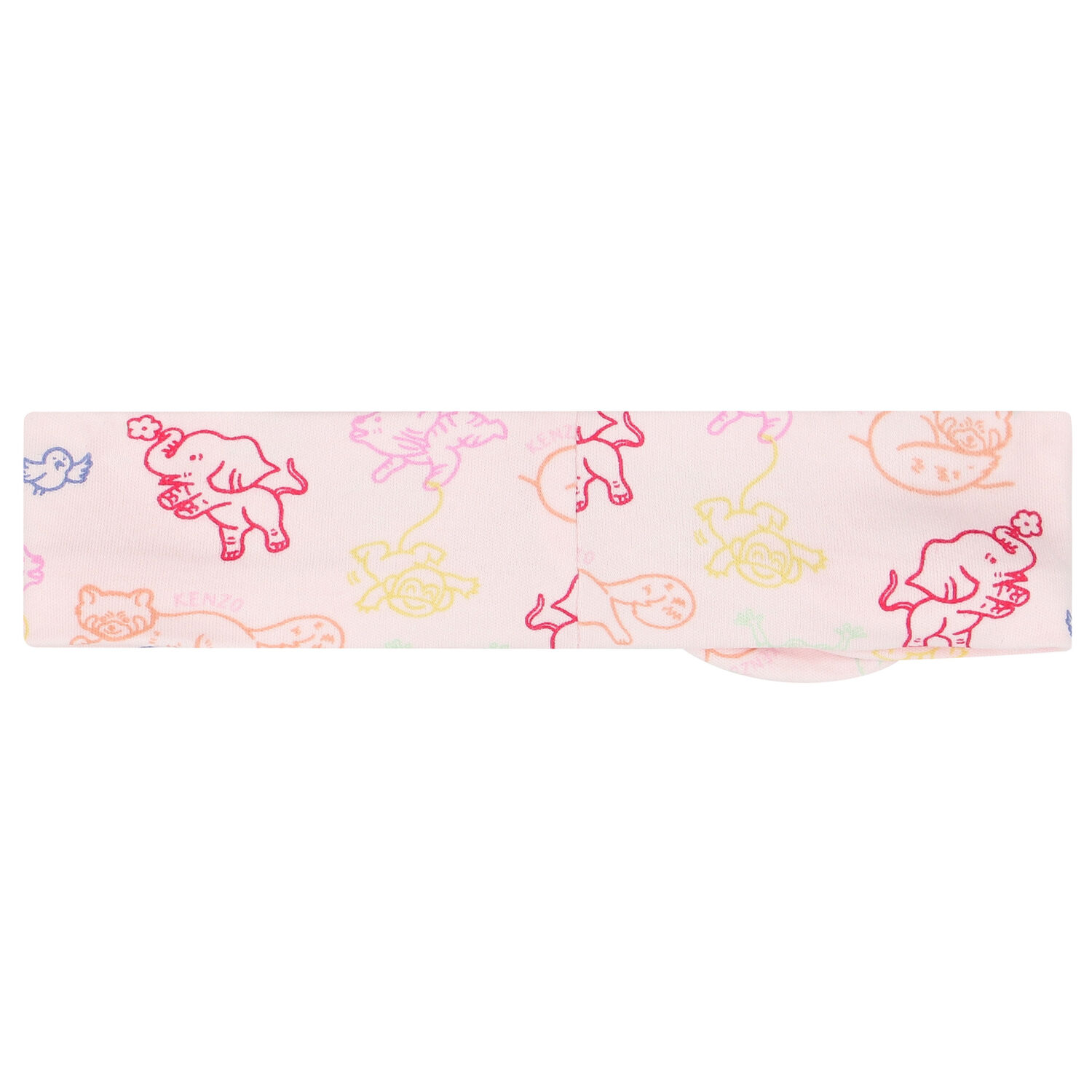 طقم ليغينز بنات بالشعار باللون الوردى, 1, hi-res